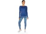 Asics top de manga larga espalda abierta mujer gran tiburon elegante - Image 4