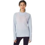 Asics top de manga larga invierno mujer cielo suave moderno