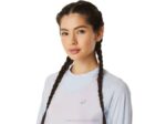 Asics top de manga larga invierno mujer cielo suave moderno - Image 4