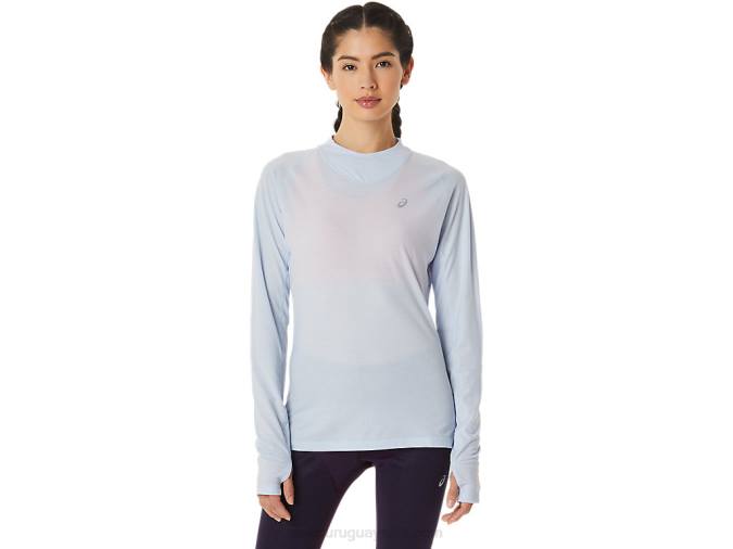 asics_top_de_manga_larga_invierno_mujer_cielo_suave_moderno.jpg Asics top de manga larga invierno mujer cielo suave moderno - Image 1