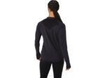 Asics top de manga larga invierno mujer rendimiento negro elegante - Image 2