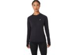 Asics top de manga larga invierno mujer rendimiento negro elegante