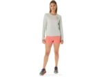 Asics top de manga larga logo Fujitrail mujer salvia ligera deportivo - Image 5