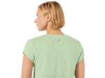 Asics top de mujer cuello en v jaspeado verde brezo - Image 4