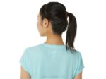 Asics top de mujer jaspeado cuello en v azul claro - Image 8