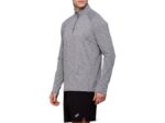 Asics top dorai con cremallera hombre brezo gris oscuro cómodo y ligero - Image 2
