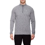 Asics top dorai con cremallera hombre brezo gris oscuro cómodo y ligero