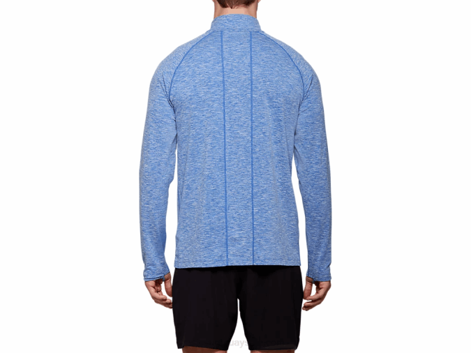 Asics top dorai cremallera hombre azul brezo ligero y cómodo - Image 2