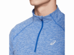 Asics top dorai cremallera hombre azul brezo ligero y cómodo - Image 3