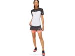 Asics Top Fijitrail Mujer Gris Grafito y Blanco Brillante - Image 5