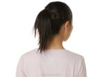 Asics top jaspeado de manga larga mujer rosa brezo estilo y confort - Image 4