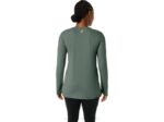 Asics top jaspeado manga larga mujer hiedra brezo estilo y comodidad - Image 2