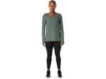 Asics top jaspeado manga larga mujer hiedra brezo estilo y comodidad - Image 5