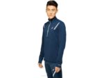 Asics Top Lite Show Invierno 1/2 Zip Hombre Azul Francés - Image 3
