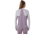 Asics top metarun manga larga cremallera mujer violeta oscuro quartz - Image 2