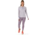 Asics top metarun manga larga cremallera mujer violeta oscuro quartz - Image 5