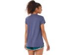 Asics top mujer cuello en v jaspeado brezo chaquetón elegante - Image 7