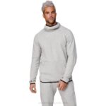 Asics top termico hombre gris piamonte estilo y confort