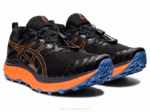 Asics Trabuco Max Zapatillas Negras Naranjas para Aventura - Image 2