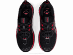 Asics Trabuco Max Zapatillas Negro Rojo Eléctrico Aventura Running - Image 6
