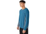 Asics tren de hombre sana manga larga azul hoja de roca - Image 3