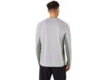 Asics tren de hombre sana manga larga gris piedmont y verde liquen - Image 2