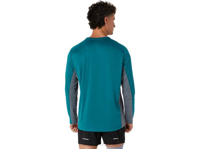 Asics tren de hombre sana manga larga terciopelo metrópolis elegante y cómodo - Image 2