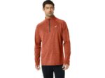 Asics tren hombre sana 1/2 zip latte brezo estilo deportivo
