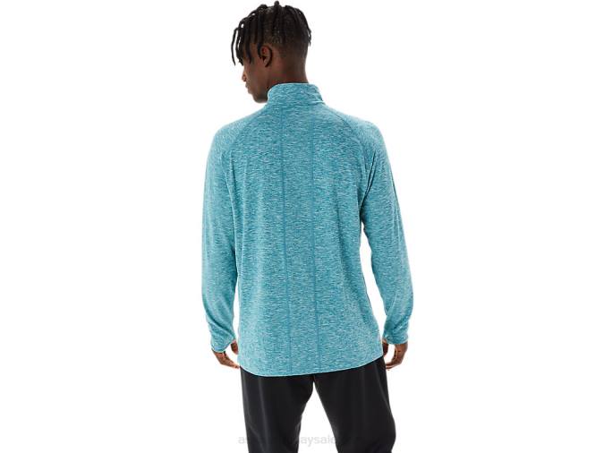 Asics Tren Hombre Sana 1/2 Zip Terciopelo Brezo de Pino - Image 2