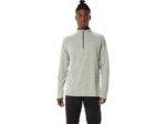 Asics Tren Hombre Sana 1/2 Zip Verde Liquen Confortable y Estiloso