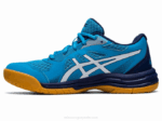 Asics Upcourt 2 Escuela de Grado 5 Azul Blanco - Image 4