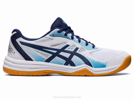Asics Upcourt 5 Zapatillas Blanco Azul Índigo para Padel