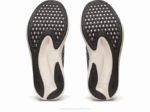 Asics velocidad amplia blanco negro para correr - Image 7