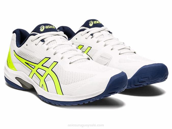 Asics velocidad de corte 2LVJ2054 zapatos seguridad blanco amarillo - Image 2