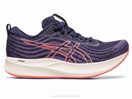 Asics velocidad de evoride medianoche papaya rendimiento ligero