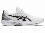 Asics Velocidad de Solución 2 Blanco Negro Rápido y Ligero