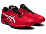 Asics velocidad de solución 2 rojo eléctrico y blanco - Image 2