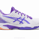 Asics Velocidad de Solución Blanco Amatista Zapatillas Deportivas