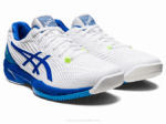 Asics velocidad de solución ff 2 zapatillas blancas y azules - Image 2