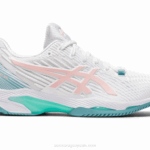 Asics Velocidad de Solución Rosa Blanca Escarchada Sportivas