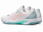 Asics Velocidad de Solución Rosa Blanca Escarchada Sportivas - Image 3