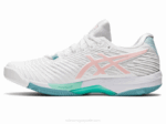 Asics Velocidad de Solución Rosa Blanca Escarchada Sportivas - Image 4