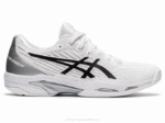 Asics Velocidad de Solución Zapatillas Blancas Negras 2023