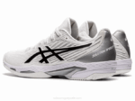 Asics Velocidad de Solución Zapatillas Blancas Negras 2023 - Image 3