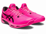 Asics Velocidad de Solución Zapatillas Rosa Intenso Negro - Image 2
