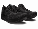 Asics velocidad evoride 2LVJ492 zapatos correr negro gris - Image 2