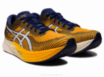 Asics velocidad mágica 2 ancho 2LVJ819 ámbar y blanco deportivas cómodas - Image 2