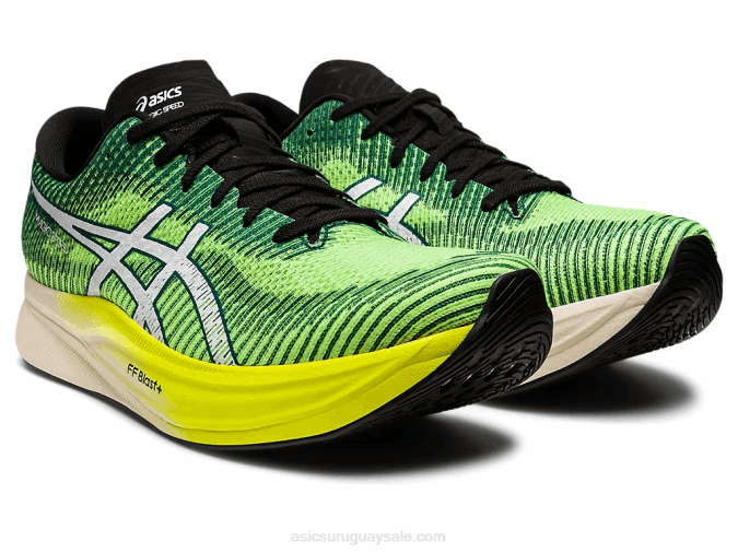 Asics velocidad mágica 2 seguridad amarillo y blanco estilo y confort - Image 2