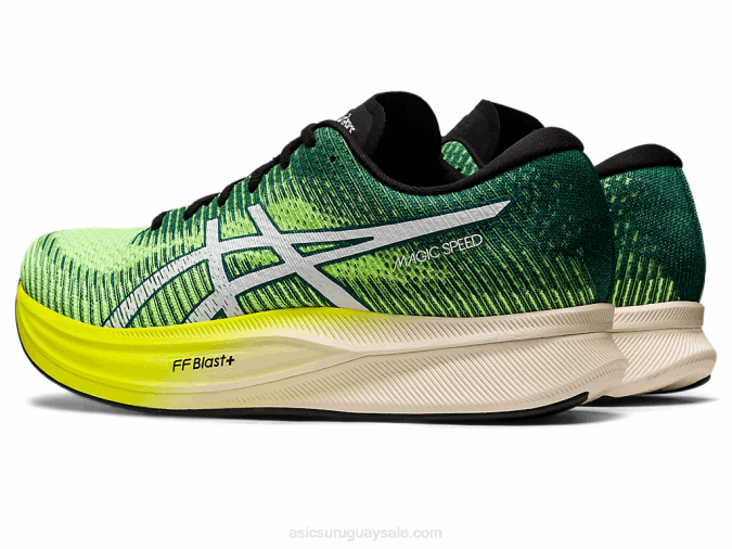 Asics velocidad mágica 2 seguridad amarillo y blanco estilo y confort - Image 3