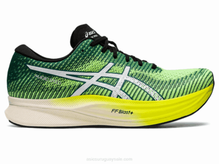 Asics velocidad mágica 2 seguridad amarillo y blanco estilo y confort